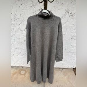 Eskandar Turtleneck Wool Dress from Bergdorf Goodman